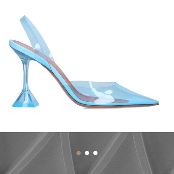 Amina muaddi glass shoes - Picture 3 of 8